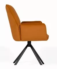 Luna Chair - Velvet Burnt Orange